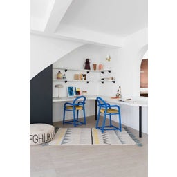 Tappeto di Cotone - Azteca Natural Vintage Blue