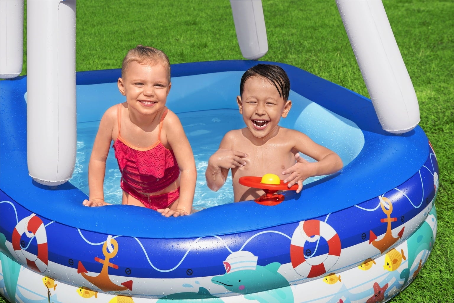 Family Pool Sea Captain 213 x 155 x 132 cm - 1 Stk
