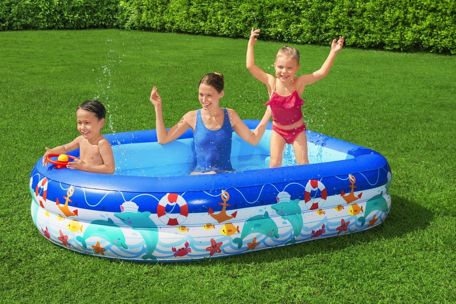 Family Pool Sea Captain 213 x 155 x 132 cm - 1 Stk