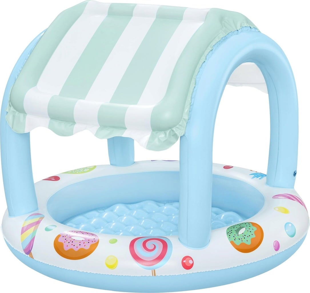 Sweet Shop™ - Piscina Hinchable con Parasol Ø 104 x A 84 cm