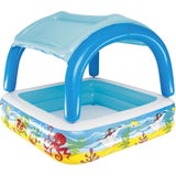Planschbecken Beach Buddy™ mit Sonnenschutzdach 140 x 140 x 114 cm 