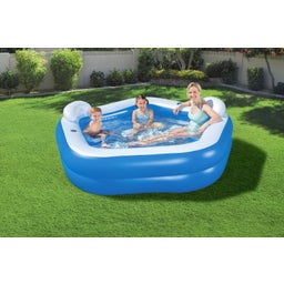 Bestway Family Fun Pool Oasis 213 x 206 x 69 cm - 1 Stk