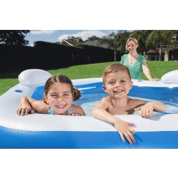 Bestway Family Fun Pool Oasis 213 x 206 x 69 cm - 1 Stk