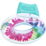 Schwimmring Tie Dye mit Kopfstütze 118 x 117 cm