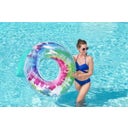 Schwimmring Tie Dye mit Kopfstütze 118 x 117 cm - 1 Stk