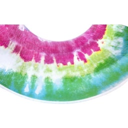 Schwimmring Tie Dye mit Kopfstütze 118 x 117 cm - 1 Stk