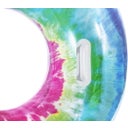 Schwimmring Tie Dye mit Kopfstütze 118 x 117 cm - 1 Stk