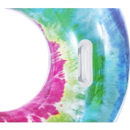 Schwimmring Tie Dye mit Kopfstütze 118 x 117 cm - 1 Stk