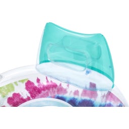 Schwimmring Tie Dye mit Kopfstütze 118 x 117 cm - 1 Stk