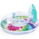 Schwimmring Tie Dye mit Kopfstütze 118 x 117 cm - 1 Stk