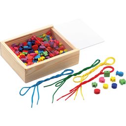 LENA Wooden Beads & Wooden Box - 1 item