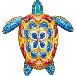 Mediterranean Turtle Pool Float 183 x 173 cm - 1 item