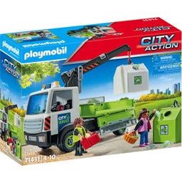 71431 - City Action Altglas-LKW mit Container
