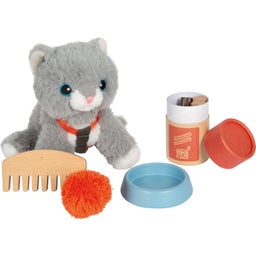 Small Foot Katze mit Tasche und Pflege-Set