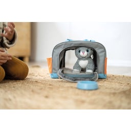 Small Foot Katze mit Tasche und Pflege-Set