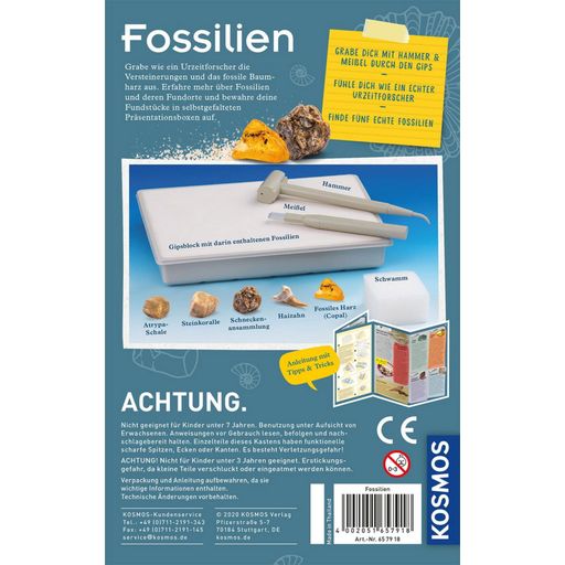 KOSMOS GERMAN - Fossils - Excavation Set - 1 item
