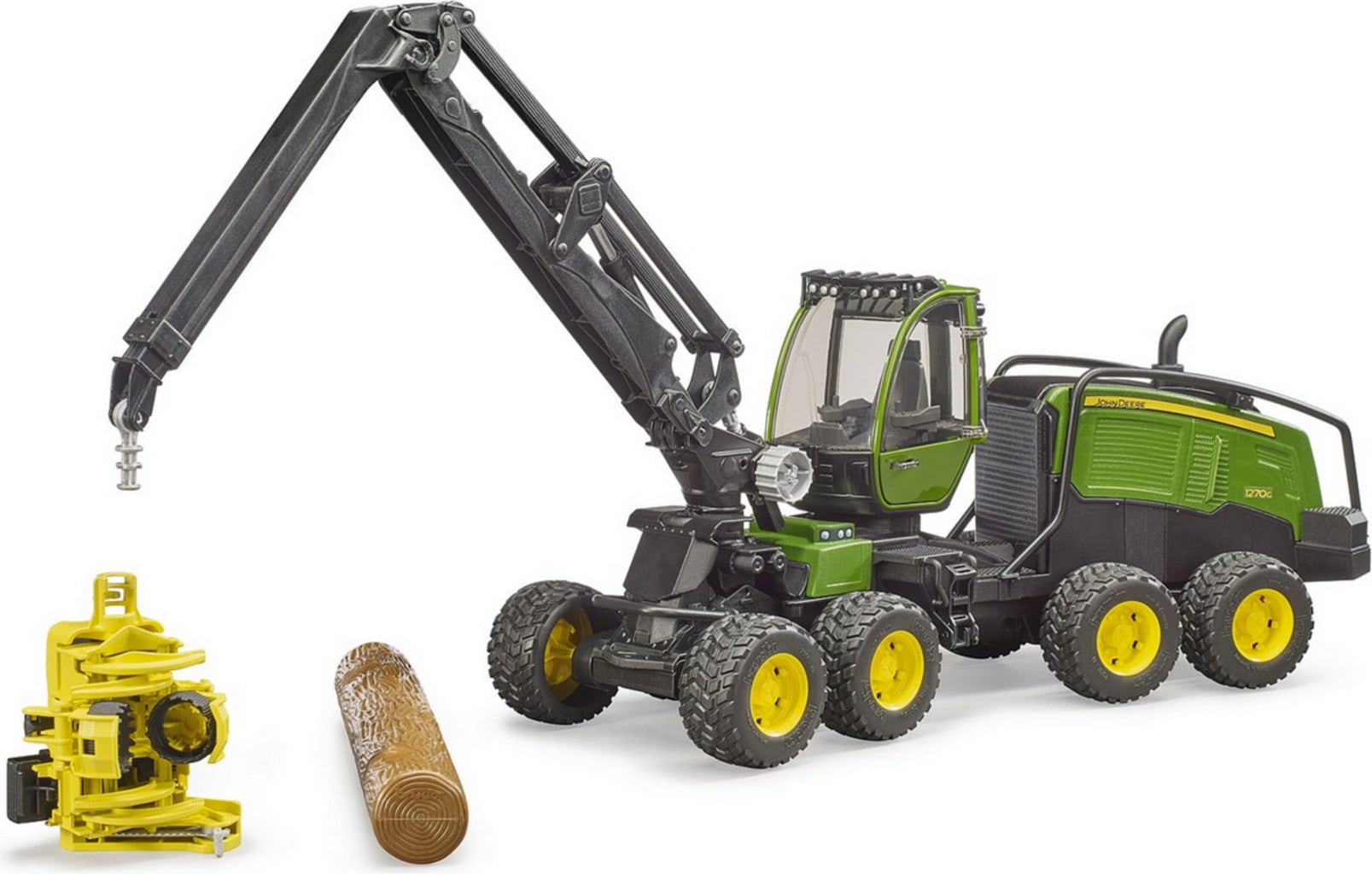 Bruder John Deere 1270G Skördare med 1 Stock - 1 st.
