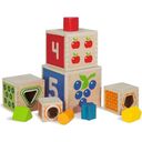 Eichhorn Colour Stacking Tower, 10 Parts - 1 item