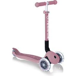 Globber Scooter Junior Foldable Lights Eco - berry