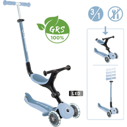 Globber Go-Up Active Lights Eco - blaubeere