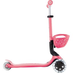 Globber Go-Up Baby 360 Lights - coral