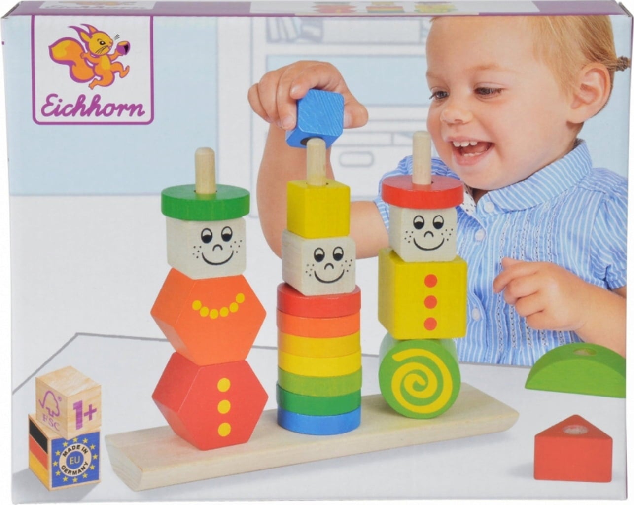 Eichhorn Figuren-Steckpuzzle - 1 Stk