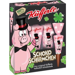 Küfferle Chocolate Umbrellas - Lucky Pig - 4 pieces