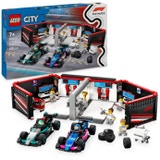 City - 60444 Avtomehanična delavnica F1® ter dirkalnika Mercedes-AMG in Alpine