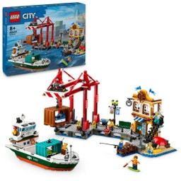 LEGO Ciudad - 60422 Puerto con carguero - 1 ud.