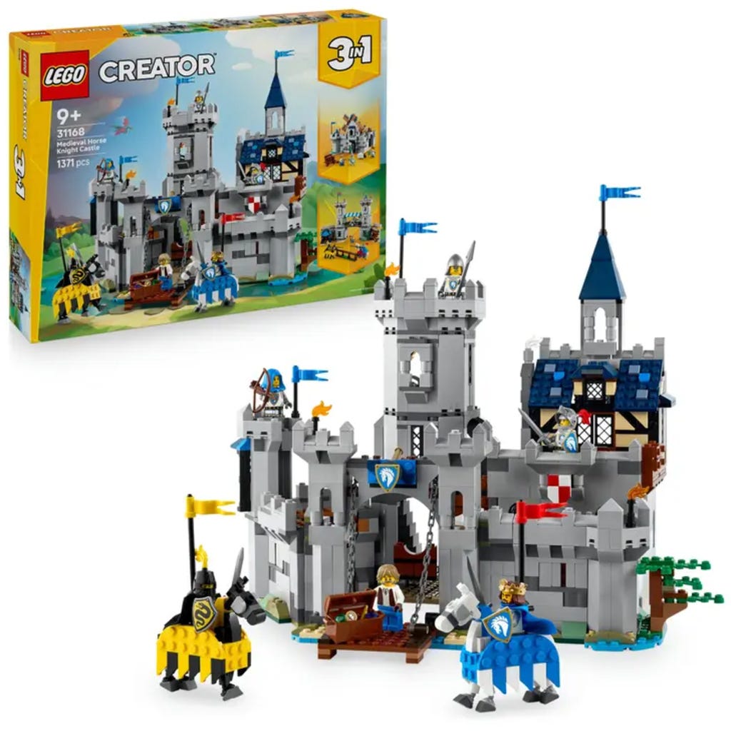 LEGO Creator 31168 Middeleeuws Kasteel Met Ridders Te Paard - afbeelding 2