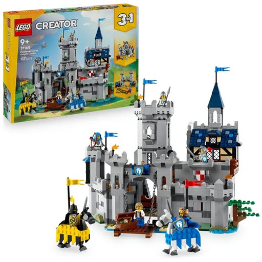 LEGO Creator 31168 Middeleeuws Kasteel Met Ridders Te Paard - afbeelding 3