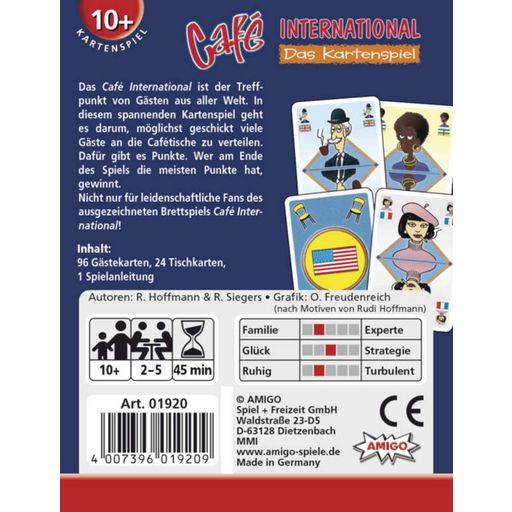 Amigo Spiele Café International - Gioco di Carte - 1 pz.