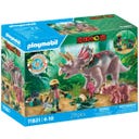PLAYMOBIL 71821 - Dinos - Tricératops et son Petit - 1 pcs