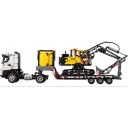 Technic - 42175 Volvo FMX lorry with EC230 Electric crawler excavator