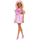 Bambola Fashionistas n. 238 con abito rosa senza spalline - 1 pz.