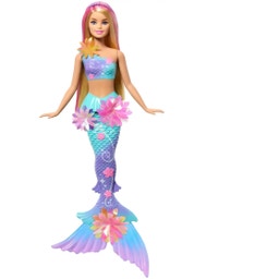 Bambola giocattolo sirena magica dei fiori - 1 pz.
