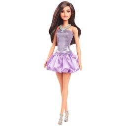 Fashionistas doll no. 234 in a purple sequin dress - 1 item