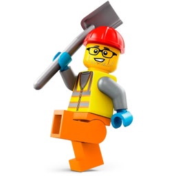 LEGO City - 60401 Gradbeni cestni valjar