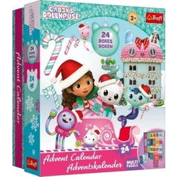 Calendario dell'avvento 24 puzzle - Gabby's Dollhouse - 1 pz.