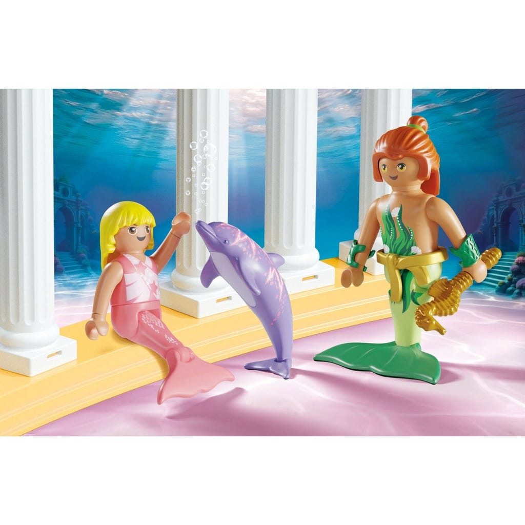 PLAYMOBIL 71861 - Princess Magic - Mermaid Treasure with Dolphins
