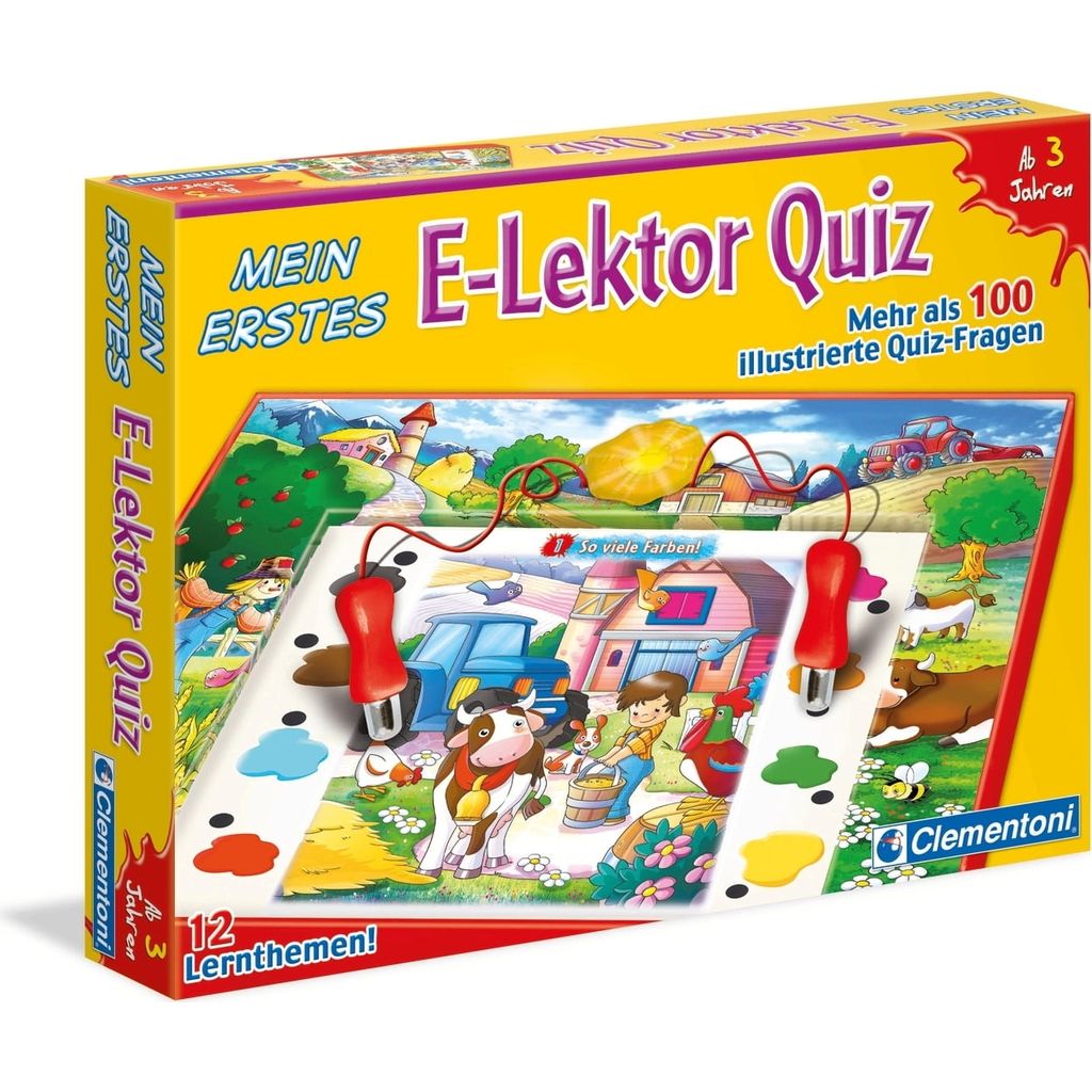 Clementoni GERMAN - E-Lektor - Mein erstes Quiz, 1 item