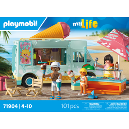 PLAYMOBIL 71904 mitt liv - Glassbil och surfbutik - 1 st.