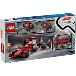 City - 60443 F1® Pit Stop con Pit Crew y Ferrari Speedster