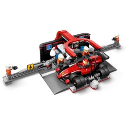 City - 60443 F1® Pit Stop con Pit Crew y Ferrari Speedster
