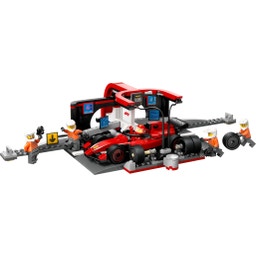 City - 60443 F1® Pit Stop con Pit Crew y Ferrari Speedster