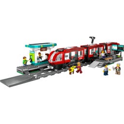 LEGO 60423 City - Stadstram en Station