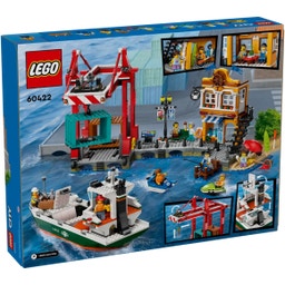 LEGO Ciudad - 60422 Puerto con carguero