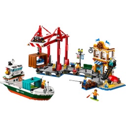 LEGO Ciudad - 60422 Puerto con carguero