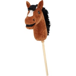 QHP Cavallino a Bastone per Hobby Horse - Marrone