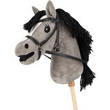 QHP Gebisslose Trense Hobby horse, schwarz